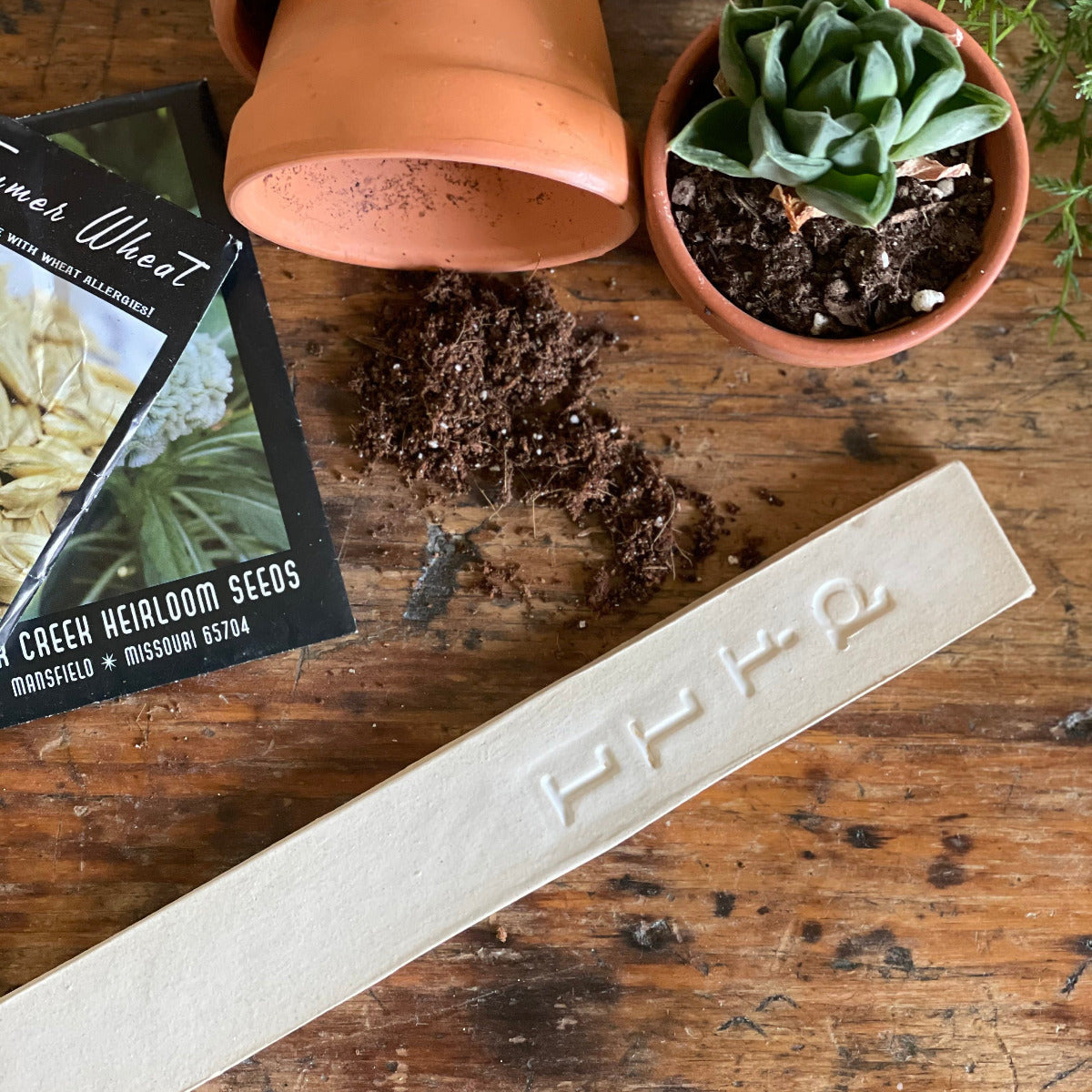 Handmade Ceramic Garden Markers