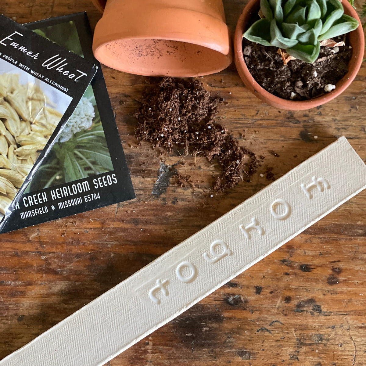 Handmade Ceramic Garden Markers