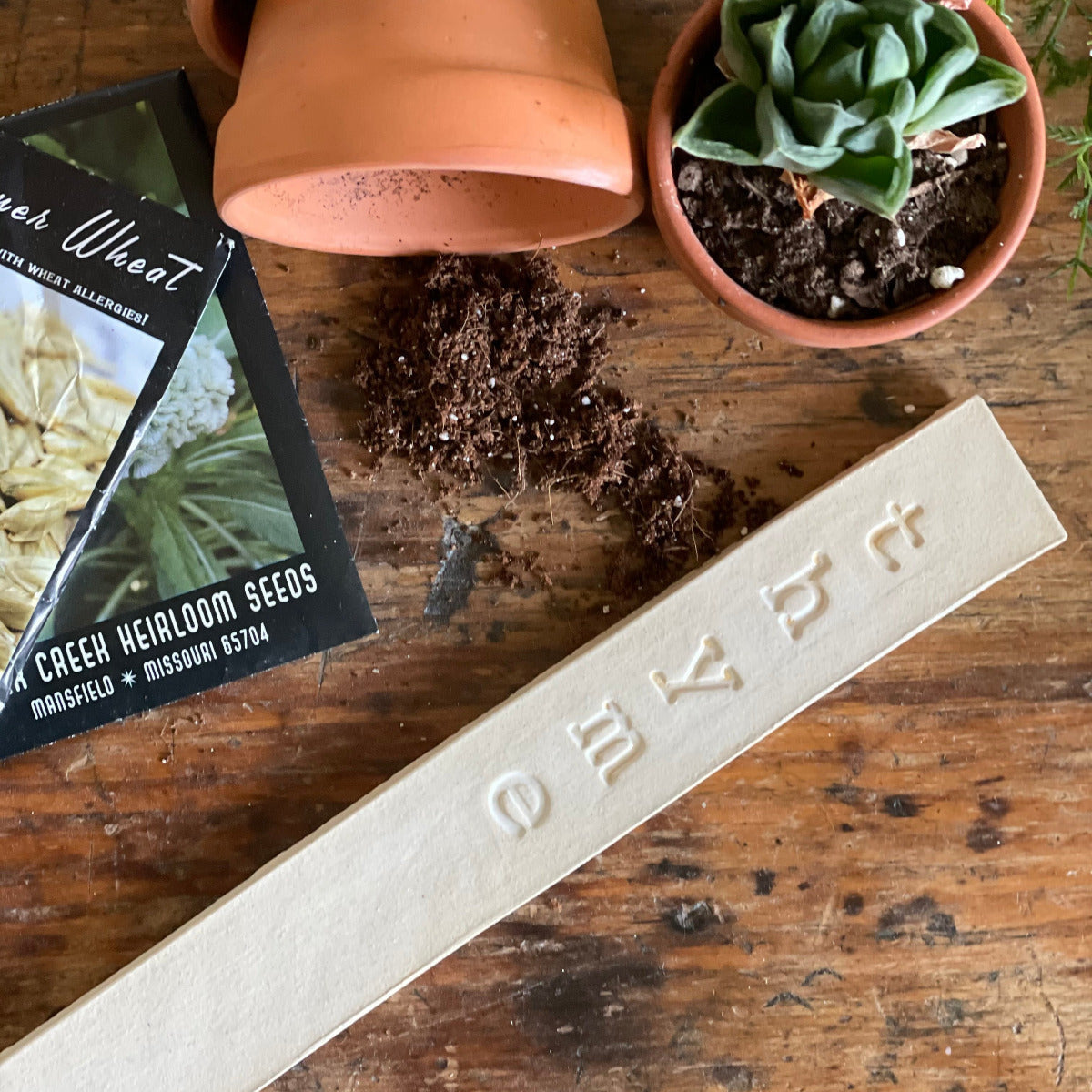 Handmade Ceramic Garden Markers