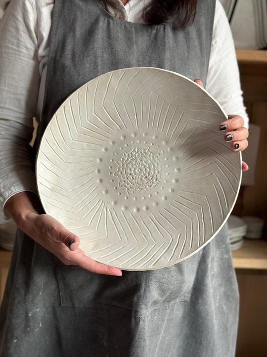 Vintage Lace Serving Bowl
