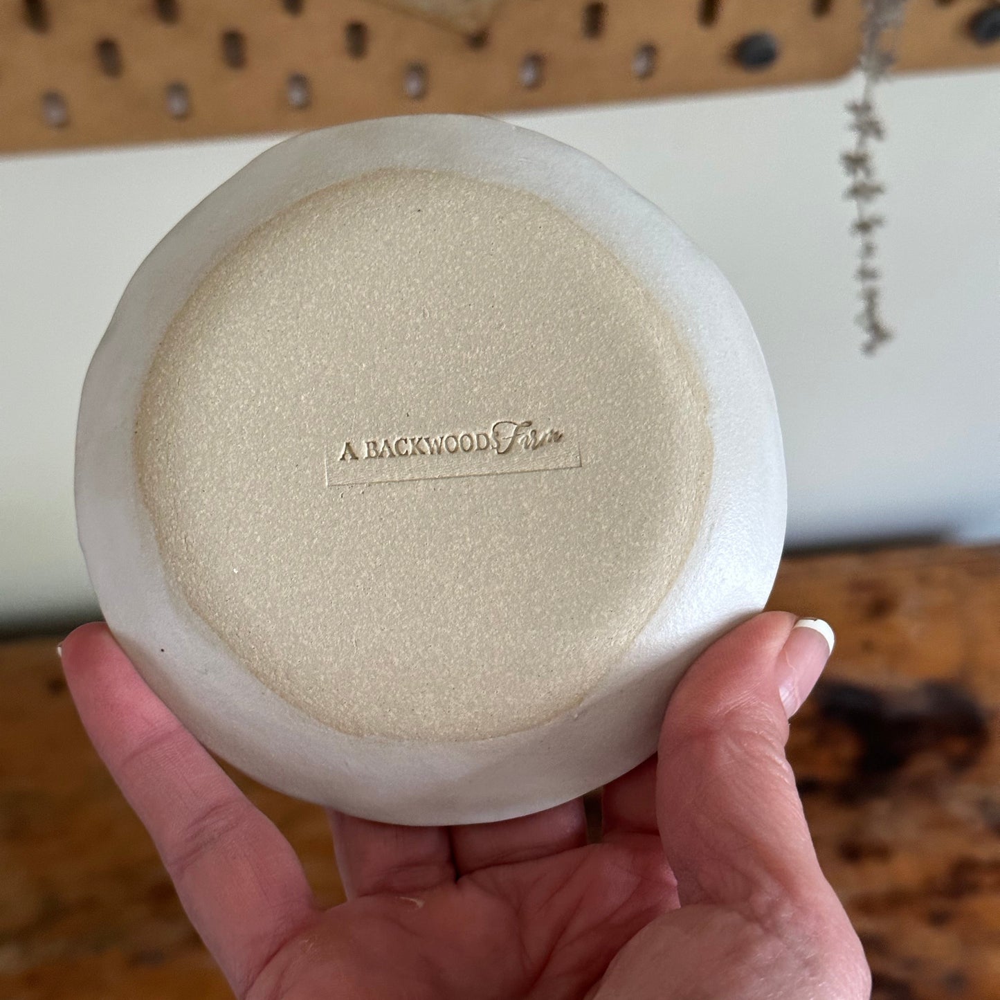 Matte White Small Round Dish