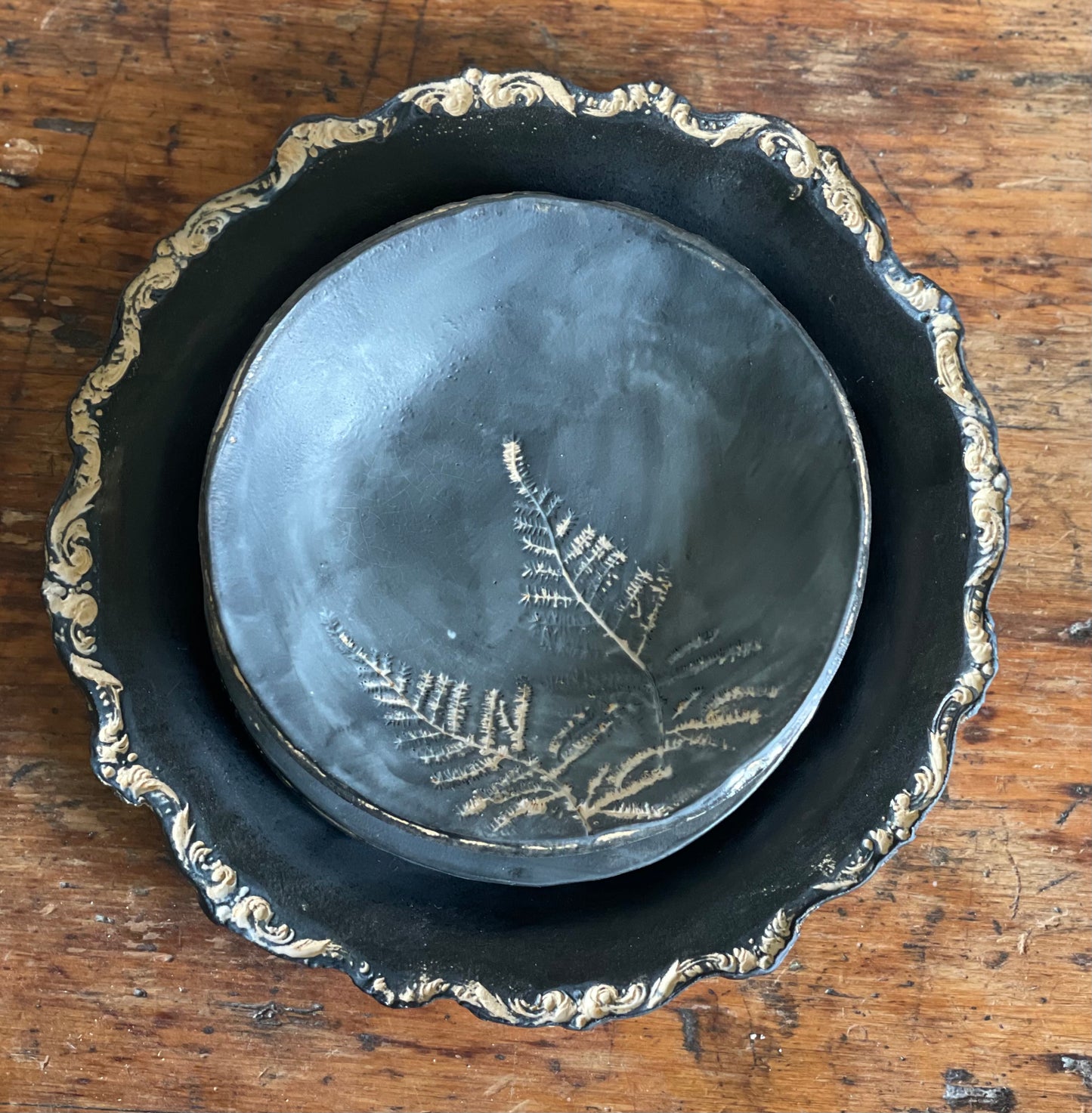 Handmade Stoneware Dinner Plate