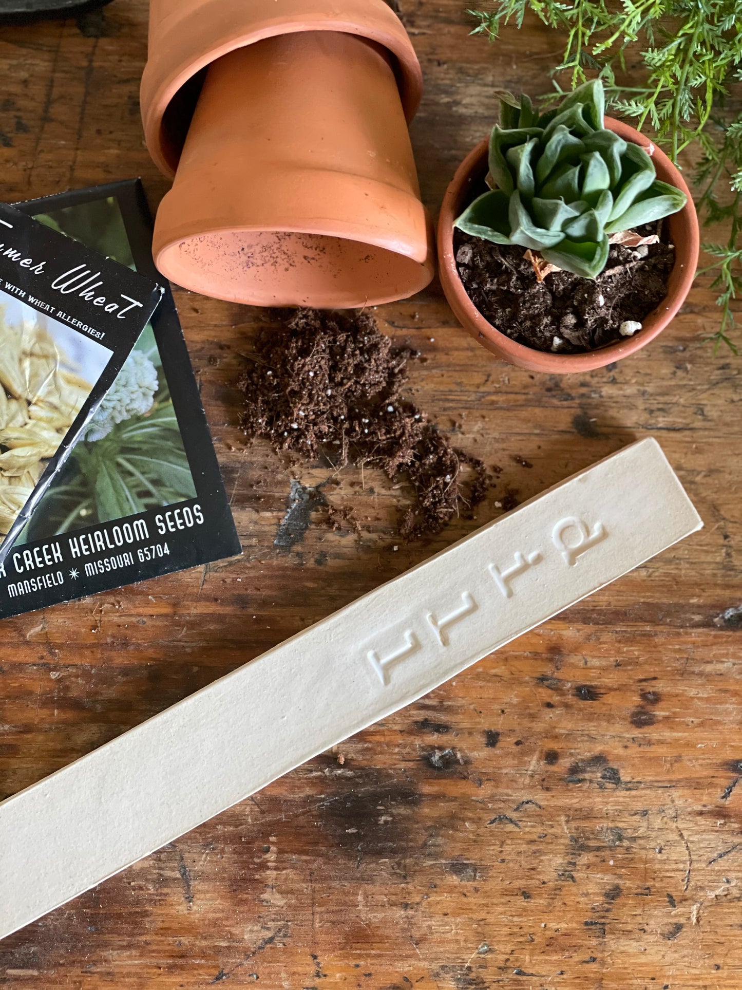 Handmade Ceramic Garden Markers