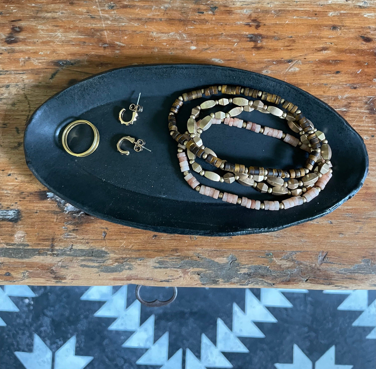 Black Matte Trinket Dish